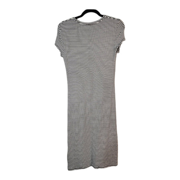 ATM Anthony Thomas Melillo black and white striped midi dress size medium - Picture 3 of 7